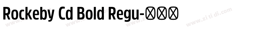 Rockeby Cd Bold Regu字体转换